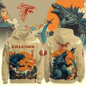 Atlanta Falcons x Godzilla Kaiju Special Edition Unisex Hoodie