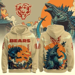 Chicago Bears x Godzilla Kaiju Special Edition Unisex Hoodie