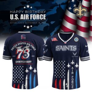 New Orleans Saints x US Air Force Birthday Special Edition NFL Jersey