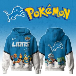 Detroit Lions x Pokémon Special Edition Unisex Hoodie