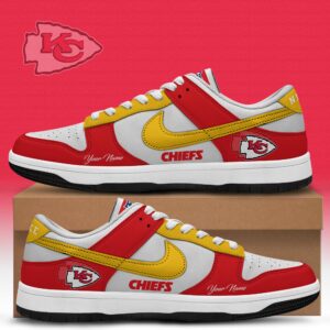 Kansas City Chiefs x Personalized Dunk Low Shoes Special Edition