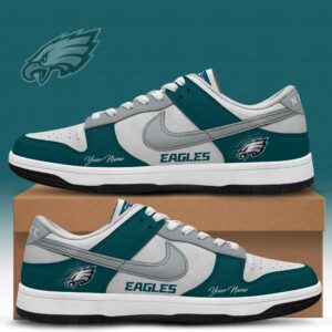 Philadelphia Eagles x Personalized Dunk Low Shoes Special Edition