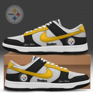 Pittsburgh Steelers x Personalized Dunk Low Shoes Special Edition