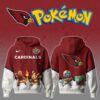 Arizona Cardinals x Pokémon Special Edition Unisex Hoodie