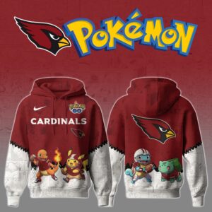 Arizona Cardinals x Pokémon Special Edition Unisex Hoodie