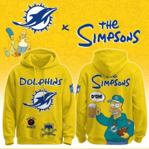 Miami Dolphins x The Simpsons Unisex Hoodie