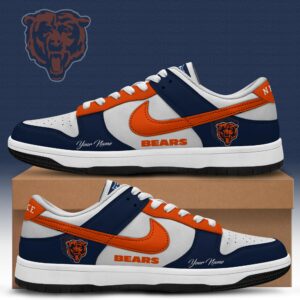 Chicago Bears x Personalized Dunk Low Shoes Special Edition