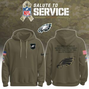 Philadelphia Eagles Salute to Service Club Ver 2 Unisex Hoodie