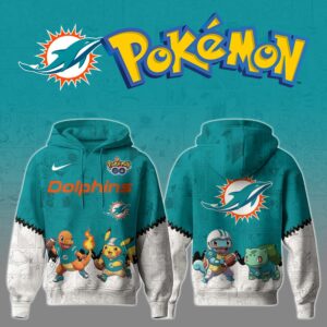 Miami Dolphins x Pokémon Special Edition Unisex Hoodie