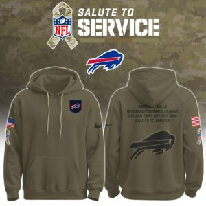 Buffalo Bills Salute to Service Club Ver 2 Unisex Hoodie