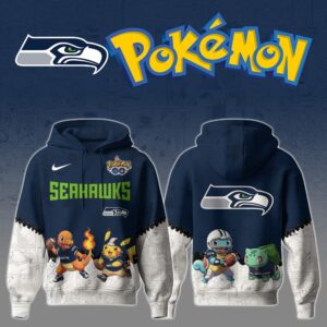 Seattle Seahawks x Pokémon Special Edition Unisex Hoodie
