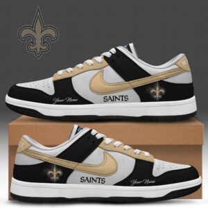 New Orleans Saints x Personalized Dunk Low Shoes Special Edition