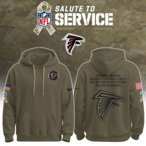 Atlanta Falcons Salute to Service Club Ver 2 Unisex Hoodie