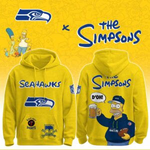 Seattle Seahawks x The Simpsons Unisex Hoodie
