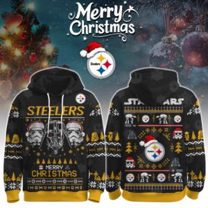 Pittsburgh Steelers x The Force Star Wars Merry Christmas Unisex Hoodie