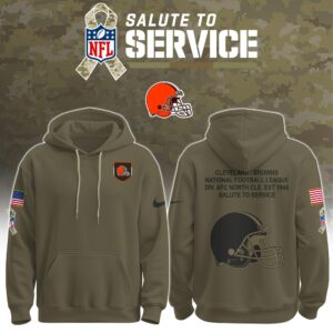 Cleveland Browns Salute to Service Club Ver 2 Unisex Hoodie