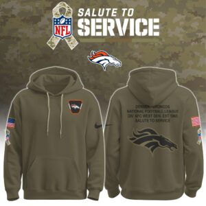 Denver Broncos Salute to Service Club Ver 2 Unisex Hoodie