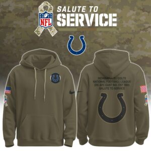 Indianapolis Colts Salute to Service Club Ver 2 Unisex Hoodie
