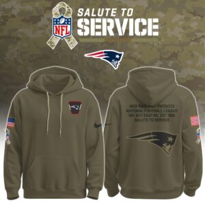 New England Patriots Salute to Service Club Ver 2 Unisex Hoodie