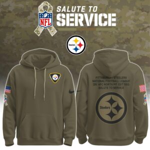 Pittsburgh Steelers Salute to Service Club Ver 2 Unisex Hoodie