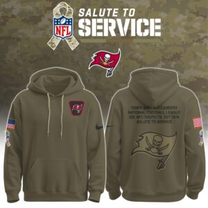 Tampa Bay Buccaneers Salute to Service Club Ver 2 Unisex Hoodie