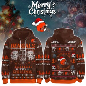 Cleveland Browns x The Force Star Wars Merry Christmas Unisex Hoodie