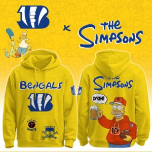 Cincinnati Bengals x The Simpsons Unisex Hoodie