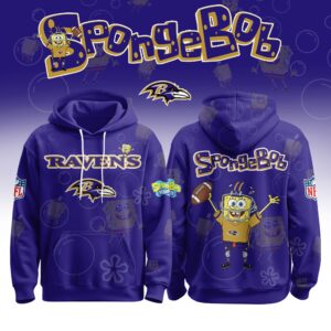 Baltimore Ravens x SpongeBob Special Edition Unisex Hoodie