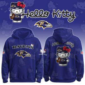 Baltimore Ravens x Hello Kitty Special Edition Unisex Hoodie