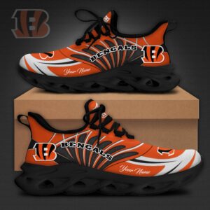 Cincinnati Bengals x Personalized Max Soul Sneakers Sport Shoes Ver 2 Special Edition