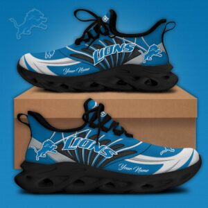 Detroit Lions x Personalized Max Soul Sneakers Sport Shoes Ver 2 Special Edition