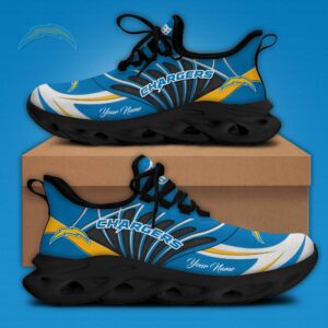 Los Angeles Chargers x Personalized Max Soul Sneakers Sport Shoes Ver 2 Special Edition