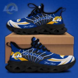 Los Angeles Rams x Personalized Max Soul Sneakers Sport Shoes Ver 2 Special Edition