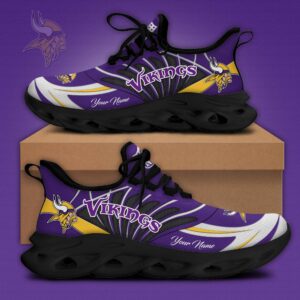 Minnesota Vikings x Personalized Max Soul Sneakers Sport Shoes Ver 2 Special Edition