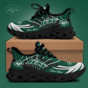 New York Jets x Personalized Max Soul Sneakers Sport Shoes Ver 2 Special Edition