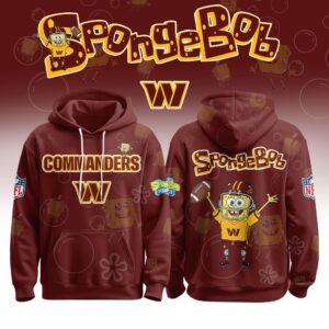 Washington Commanders x SpongeBob Special Edition Unisex Hoodie
