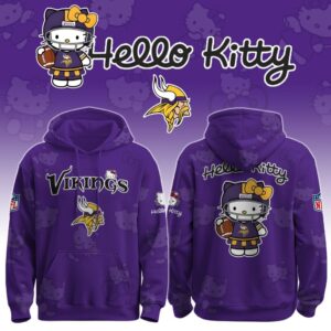 Minnesota Vikings x Hello Kitty Special Edition Unisex Hoodie