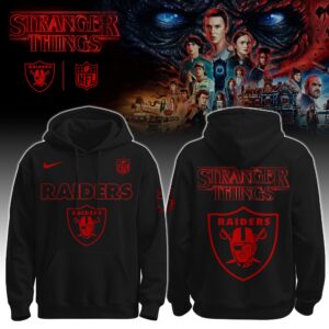 Las Vegas Raiders x Stranger Things Special Edition Unisex Hoodie