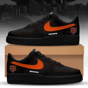 Chicago Bears x Personalized Dunk Low Shoes Special Black Edition