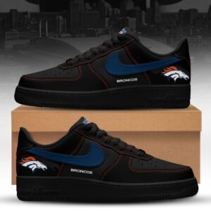 Denver Broncos x Personalized Dunk Low Shoes Special Black Edition