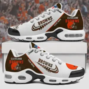 Cleveland Browns x Personalized Air Max Plus Sneakers Sport Shoes V4 Special Edition