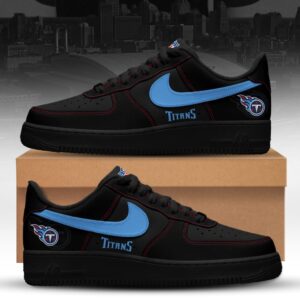 Tennessee Titans x Personalized Dunk Low Shoes Special Black Edition
