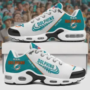 Miami Dolphins x Personalized Air Max Plus Sneakers Sport Shoes V4 Special Edition