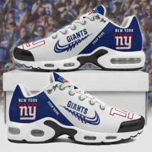 New York Giants x Personalized Air Max Plus Sneakers Sport Shoes V4 Special Edition