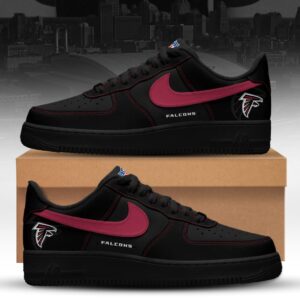 Atlanta Falcons x Personalized Dunk Low Shoes Special Black Edition