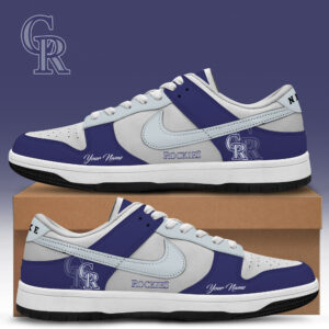 Colorado Rockies x Personalized Dunk Low Shoes Special Edition