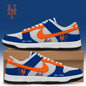 New York Mets x Personalized Dunk Low Shoes Special Edition