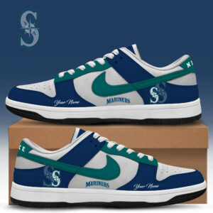 Seattle Mariners x Personalized Dunk Low Shoes Special Edition