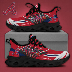 Atlanta Braves x Personalized Max Soul Sneakers Sport Shoes Ver 2 Special Edition