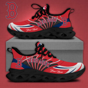 Boston Red Sox x Personalized Max Soul Sneakers Sport Shoes Ver 2 Special Edition